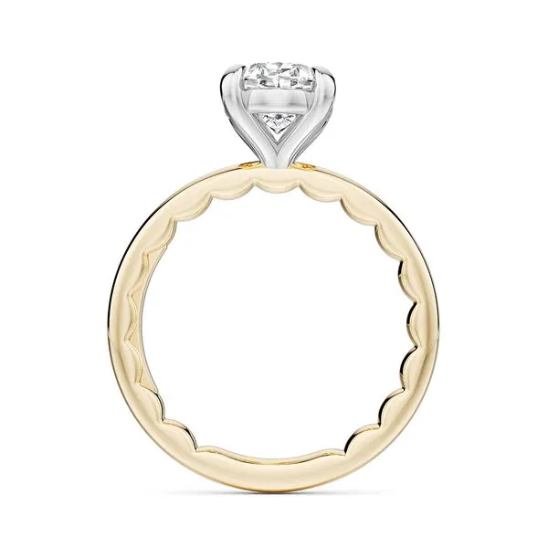 14K Yellow Gold With White Gold Head Diamond Engagement Ring Image 2 Frontenac Jewellers Kingston, ON