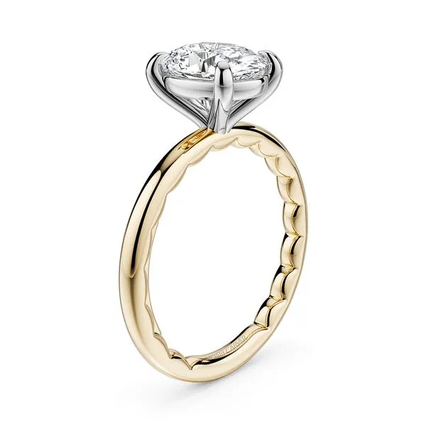14K Yellow Gold With White Gold Head Diamond Engagement Ring Image 3 Frontenac Jewellers Kingston, ON