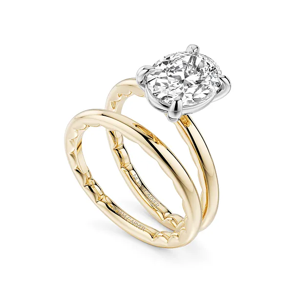 14K Yellow Gold With White Gold Head Diamond Engagement Ring Image 4 Frontenac Jewellers Kingston, ON