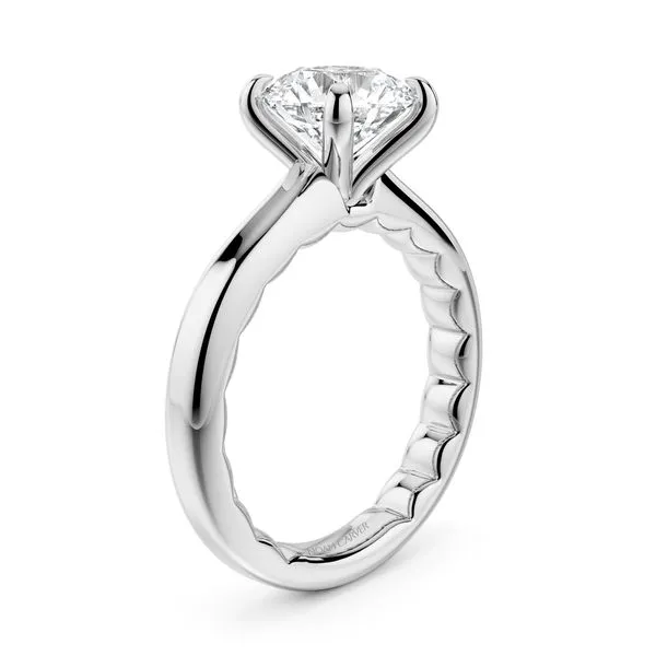 14K White Gold Solitaire Diamond Engagement Ring Image 2 Frontenac Jewellers Kingston, ON