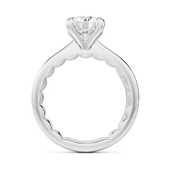 14K White Gold Solitaire Diamond Engagement Ring Image 3 Frontenac Jewellers Kingston, ON