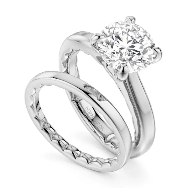 14K White Gold Solitaire Diamond Engagement Ring Image 4 Frontenac Jewellers Kingston, ON