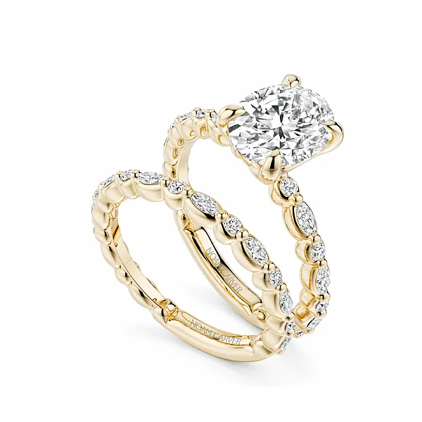 Yellow Gold Eternity  Diamond Engagement Ring Image 4 Frontenac Jewellers Kingston, ON