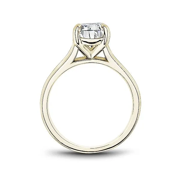 Round Solitaire Diamond Engagement Ring Image 2 Frontenac Jewellers Kingston, ON
