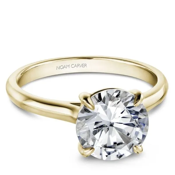 Round Solitaire Diamond Engagement Ring Image 3 Frontenac Jewellers Kingston, ON