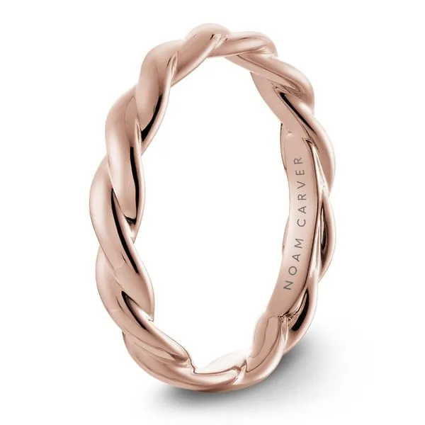 14 Karat Rosé Twist Band Image 2 Frontenac Jewellers Kingston, ON