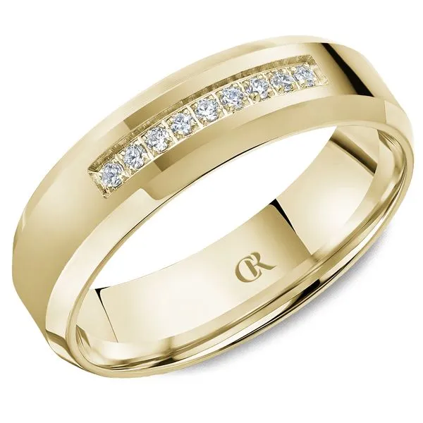 14K Yellow Gold Diamond Band –  6mm Frontenac Jewellers Kingston, ON