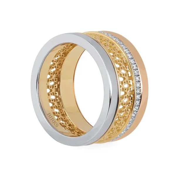 Birks Dare to Dream® Diamond Ring, Tri-Gold Image 3 Frontenac Jewellers Kingston, ON