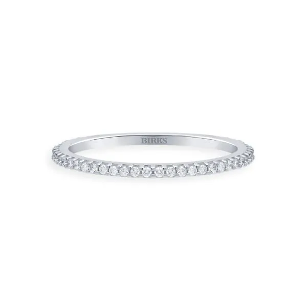 Birks Iconic® Stackable Diamond Rosée du Matin Ring, White Gold Image 3 Frontenac Jewellers Kingston, ON