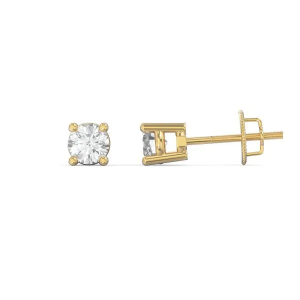 14K Yellow Gold Lab-Grown Diamond Stud Earrings – 0.10 ct. Total Frontenac Jewellers Kingston, ON