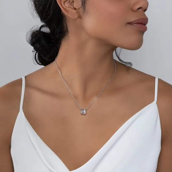 Birks Dare to Dream White Gold Diamond Barrel Pendant Image 2 Frontenac Jewellers Kingston, ON