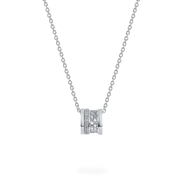 Birks Dare to Dream White Gold Diamond Barrel Pendant  Frontenac Jewellers Kingston, ON