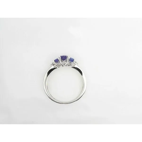 3 Stone Oval Tanzanite Ring Image 2 Frontenac Jewellers Kingston, ON