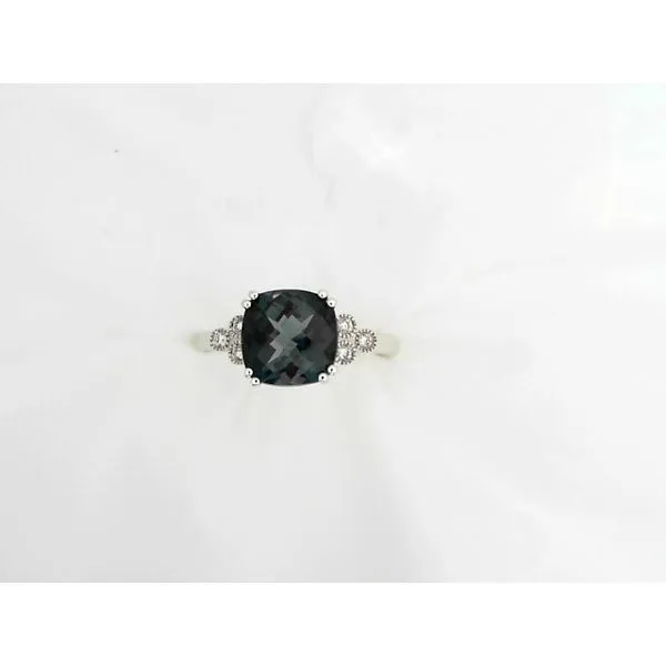 Cushion Blue Topaz Ring Frontenac Jewellers Kingston, ON