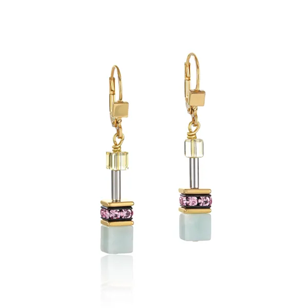 Geo-Cube Romance - Yellow Drop Earrings Frontenac Jewellers Kingston, ON