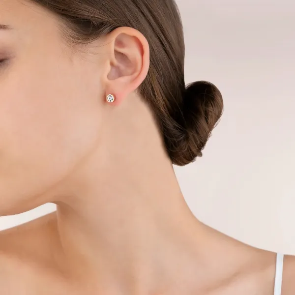 Crystal & stainless steel crystal Earrings Image 2 Frontenac Jewellers Kingston, ON