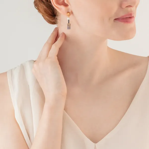Couer de Lion  Brown Stick Pin Earrings Image 2 Frontenac Jewellers Kingston, ON
