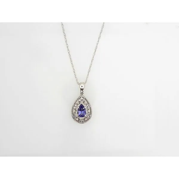 Pear Shape Tanzanite Pendant Frontenac Jewellers Kingston, ON