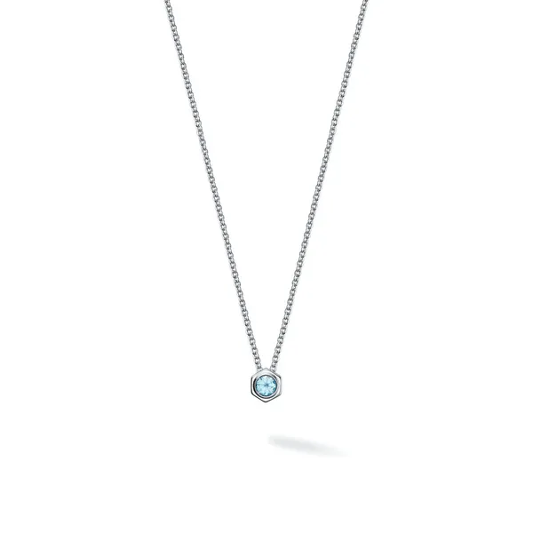 Birks Bee Chic Aquamarine and Silver Pendant Frontenac Jewellers Kingston, ON