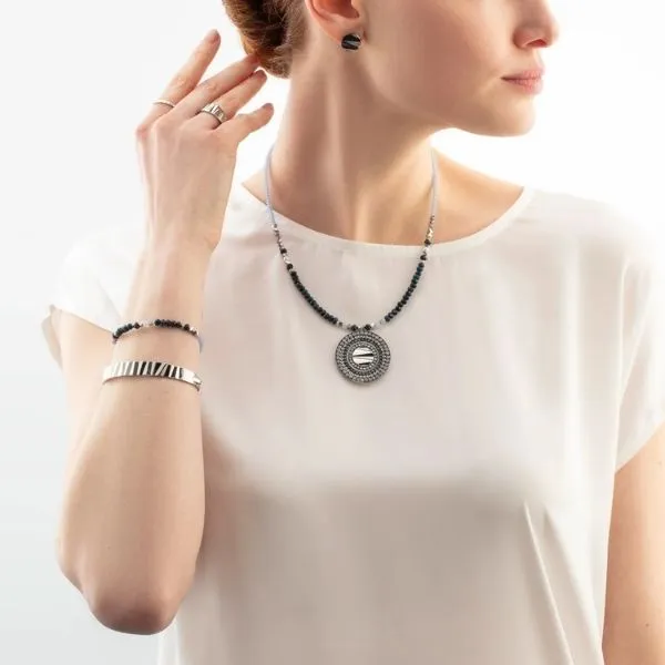 Necklace Amulet Modern Future silver-blue Image 2 Frontenac Jewellers Kingston, ON