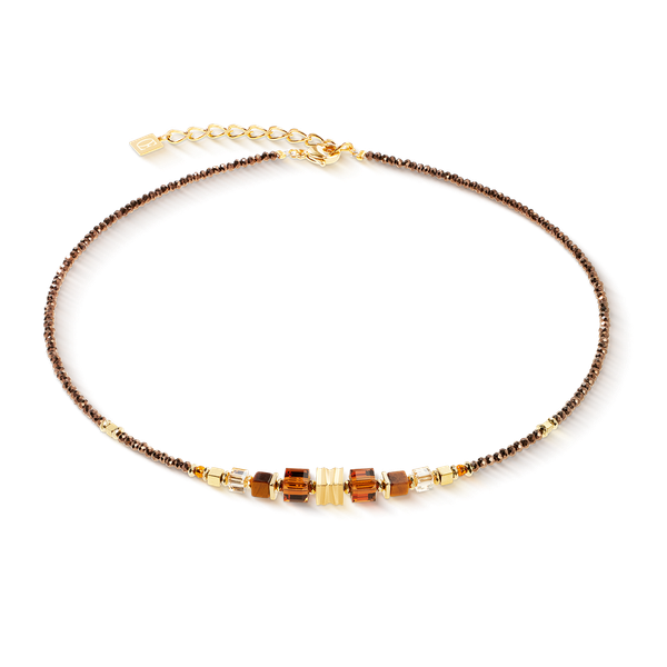Wave Cube Flow gold-brown Necklace Frontenac Jewellers Kingston, ON