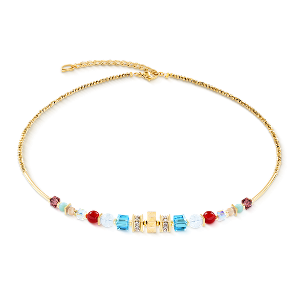 Shape Mix Nexus gold-multicolour Necklace Frontenac Jewellers Kingston, ON