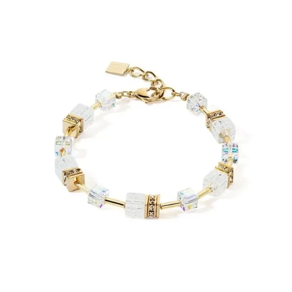 GeoCUBE® Iconic Nature bracelet gold white Frontenac Jewellers Kingston, ON
