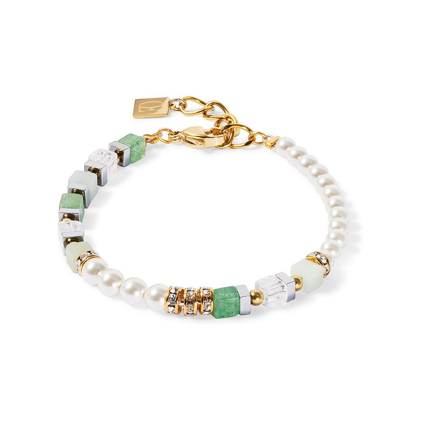 Precious Fusion Offset bracelet gold-green Frontenac Jewellers Kingston, ON
