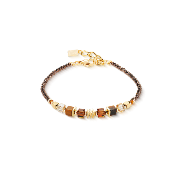 Bracelet Wave Cube Flow gold-brown Frontenac Jewellers Kingston, ON