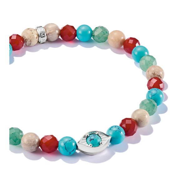 TS Multicolored Bead Bracelet Eye Image 2 Frontenac Jewellers Kingston, ON