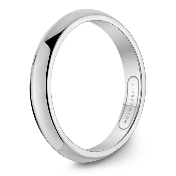 High Polish white gold wedding abnd Image 2 Frontenac Jewellers Kingston, ON