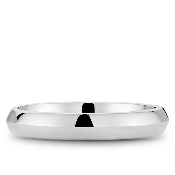 High Polish white gold wedding abnd Image 3 Frontenac Jewellers Kingston, ON