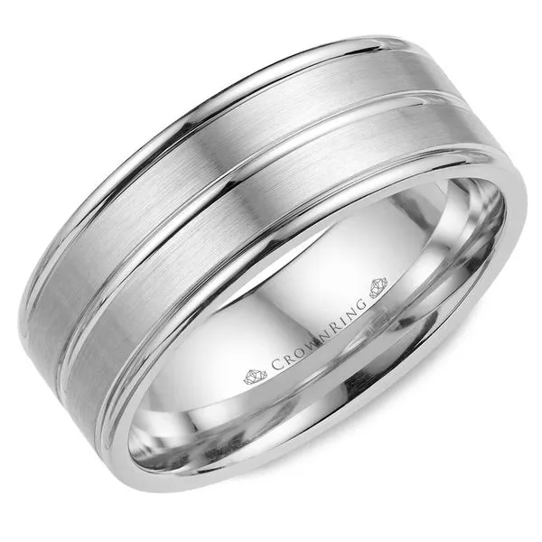 10k White Gold Men's wedding band Frontenac Jewellers Kingston, ON