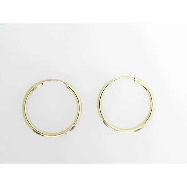 10k Yellow Gold Hoop Earrings Frontenac Jewellers Kingston, ON