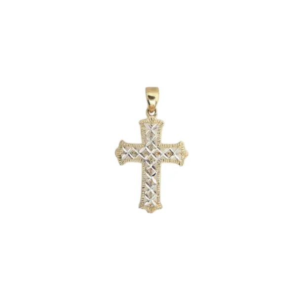 10k two toned cross Pendant Frontenac Jewellers Kingston, ON