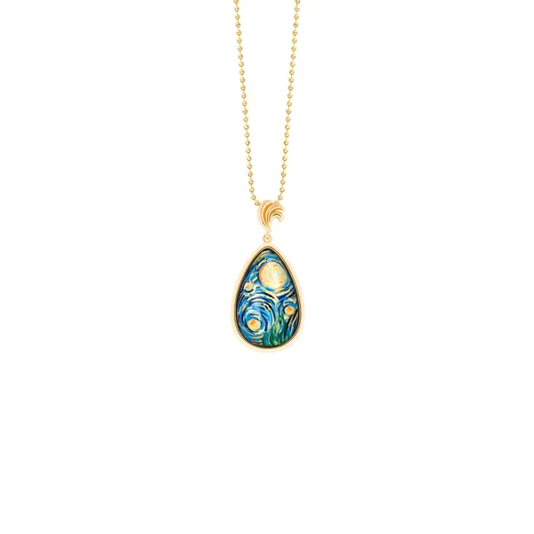 Freywille Vincent van Gogh Almond Pendant Image 2 Frontenac Jewellers Kingston, ON
