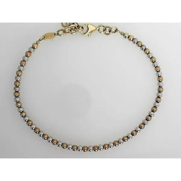 White and Yellow Gold Bangle Bracelet Frontenac Jewellers Kingston, ON