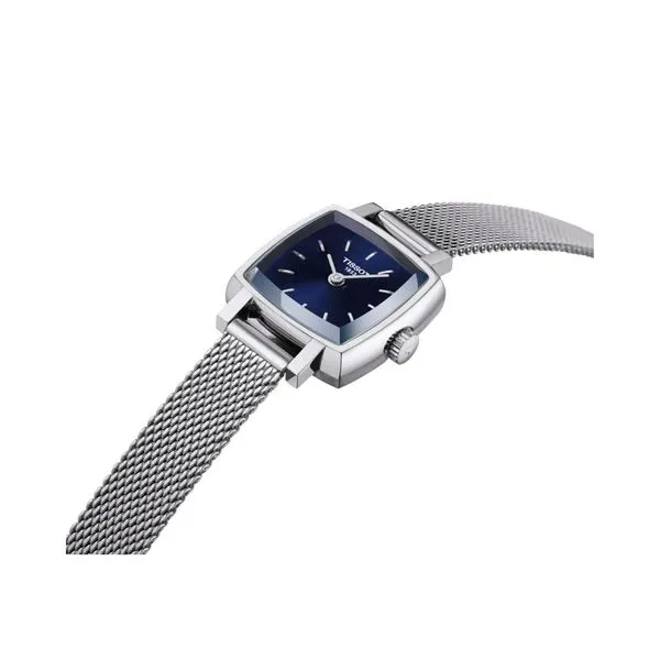 Lovely Square Saphire Blue Face Watch Image 3 Frontenac Jewellers Kingston, ON