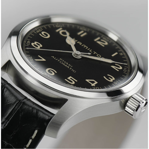 Hamilton Khaki Field Murph Auto 42mm Bracelet Bundle Image 3 Frontenac Jewellers Kingston, ON