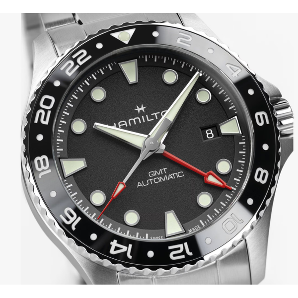 Hamilton Khaki Navy Scuba GMT 43mm Image 3 Frontenac Jewellers Kingston, ON