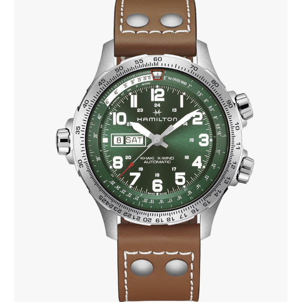 Hamilton Khaki Aviation X-Wind Day Date Automatic 45mm Frontenac Jewellers Kingston, ON