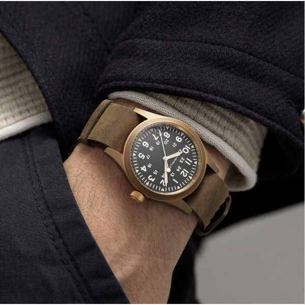 Hamilton Khaki Field Mechanical Bronze 38mm Image 5 Frontenac Jewellers Kingston, ON