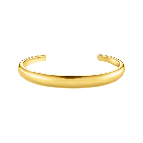 Gold-plated bangle in timless design Frontenac Jewellers Kingston, ON