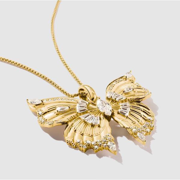 Thomas Sabo Ladies' Gold-Plated Butterfly Pendant Image 2 Frontenac Jewellers Kingston, ON