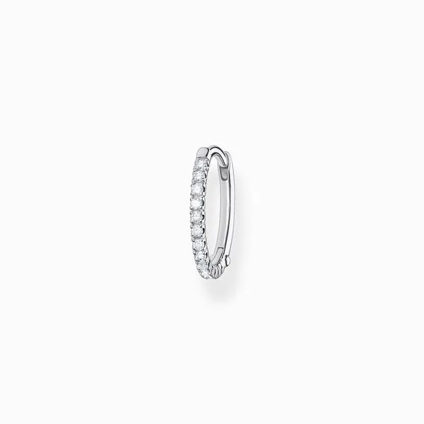 silver hoop earring-single Frontenac Jewellers Kingston, ON