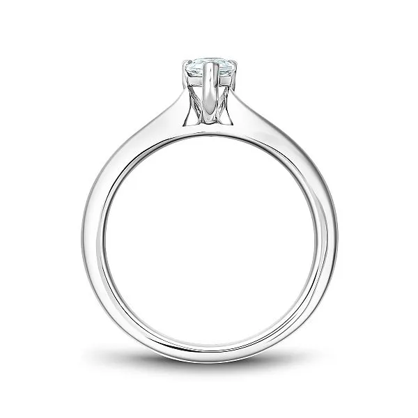 Pear Solitaire Diamond Engagement Ring Image 2 Frontenac Jewellers Kingston, ON