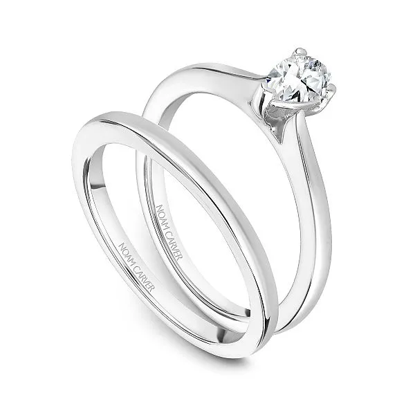 Pear Solitaire Diamond Engagement Ring Image 4 Frontenac Jewellers Kingston, ON