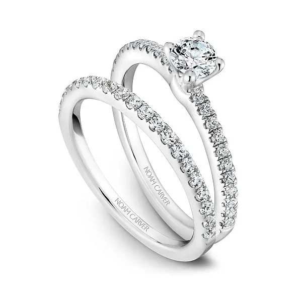 Half Eternity Diamond Engagement Ring Image 3 Frontenac Jewellers Kingston, ON