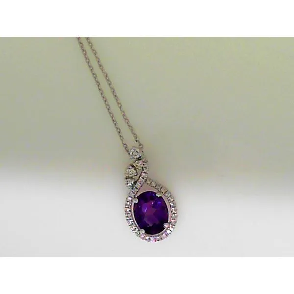 Pendants 00123000659 18KW Gemstone Necklaces Gaines Jewelry