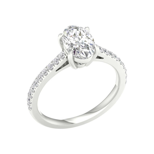 Lab Created Diamond Engagement Rings Gaines Jewelry FLINT, MI